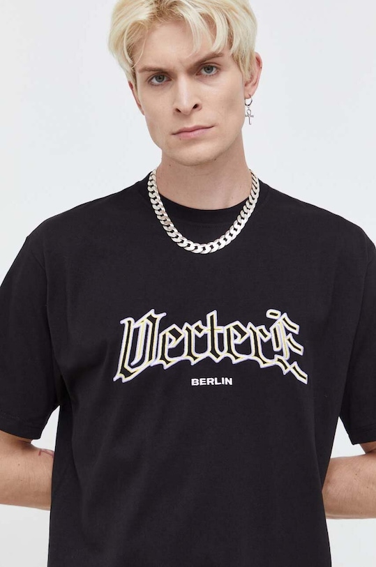Vertere Berlin t-shirt bawełniany czarny VER.T184