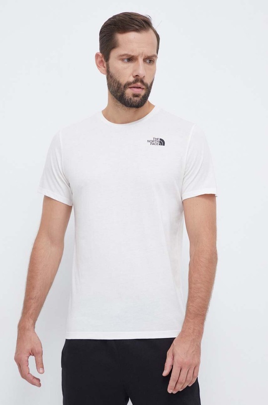 The North Face t-shirt regular beżowy NF0A86XJV3L1