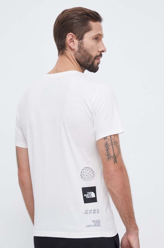Odzież The North Face t-shirt NF0A86XJV3L1 beżowy