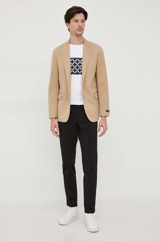 Bavlněné tričko Michael Kors CF351MS1V2 bílá AW23