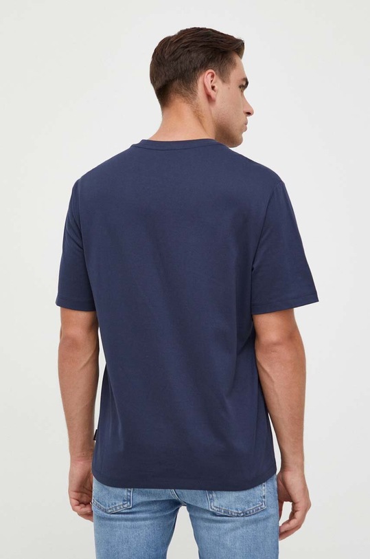 Îmbrăcăminte Michael Kors tricou din bumbac CF351MS1V2 bleumarin