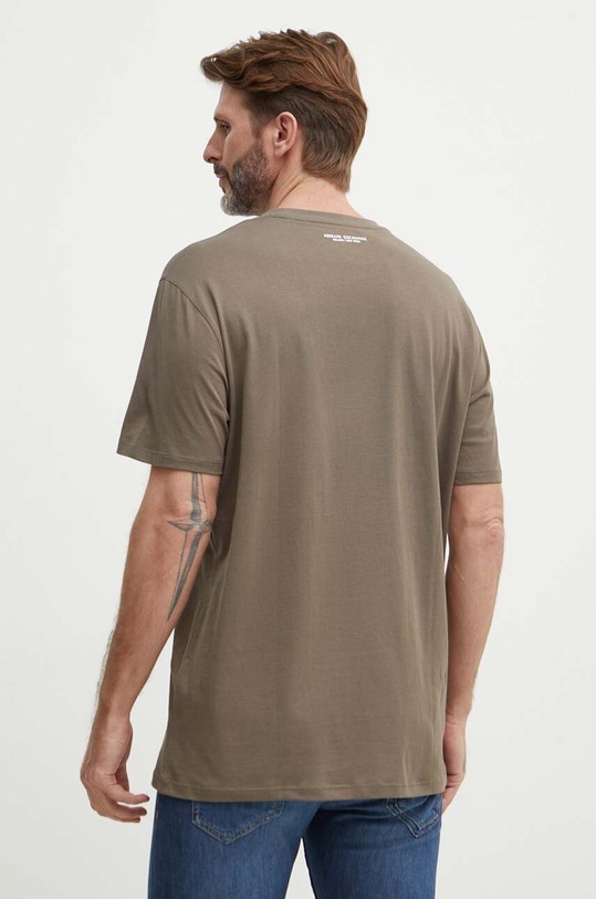Oblečení Bavlněné tričko Armani Exchange 6RZTLL.ZJ8EZ zelená