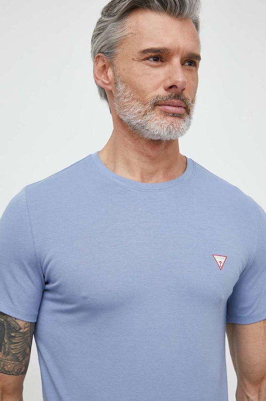 Tričko Guess slim modrá M2YI24.J1314