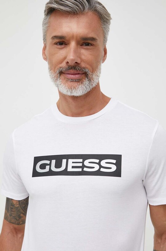 Odjeća Pamučna majica Guess M3BI80.K9RM1 bijela