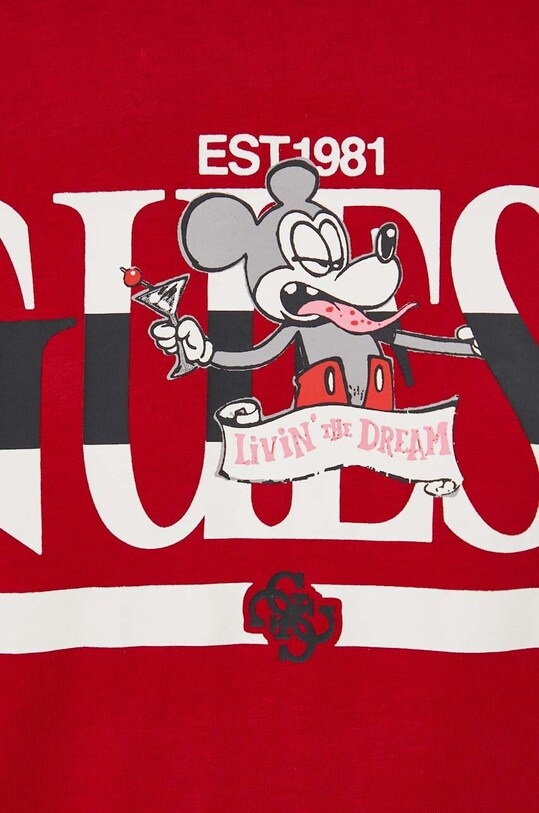 Guess t-shirt bawełniany Guess x Banksy M3BI85.K9RM1
