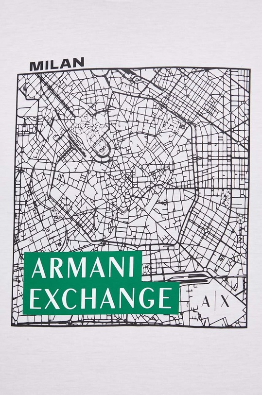 Armani Exchange t-shirt bawełniany 6RZTAH.ZJA5Z biały