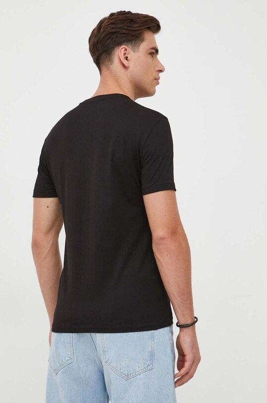 Oblačila Bombažna kratka majica Armani Exchange 6RZTHR.ZJBYZ črna
