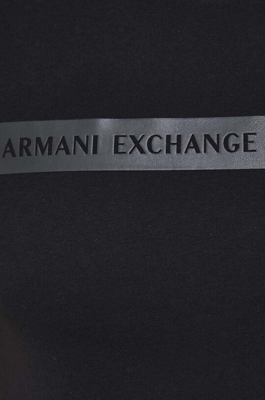 Bavlnené tričko Armani Exchange 6RZTAP.ZJ9TZ čierna