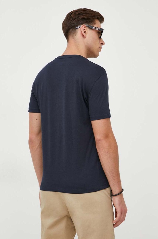 Odzież Armani Exchange t-shirt bawełniany 6RZTJG.ZJ8EZ granatowy
