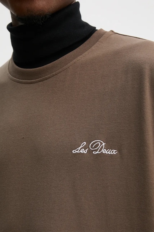 Les Deux tricou LDM101135 maro