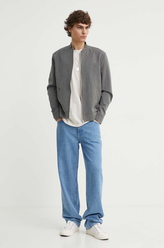 Les Deux t-shirt bawełniany LDM101155 beżowy AW24