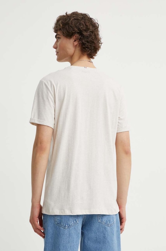 Odzież Les Deux t-shirt bawełniany LDM101155 beżowy