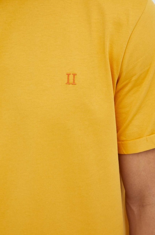 Les Deux t-shirt bawełniany LDM101155 żółty