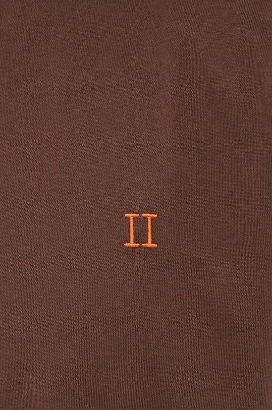 Les Deux t-shirt bawełniany LDM101155 brązowy