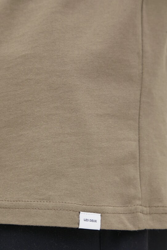 Les Deux tricou din bumbac LDM101155 verde