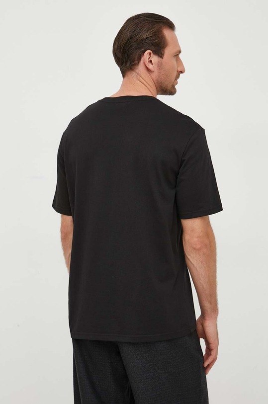 Odzież Just Cavalli t-shirt bawełniany 75OAHT01.CJ500 czarny