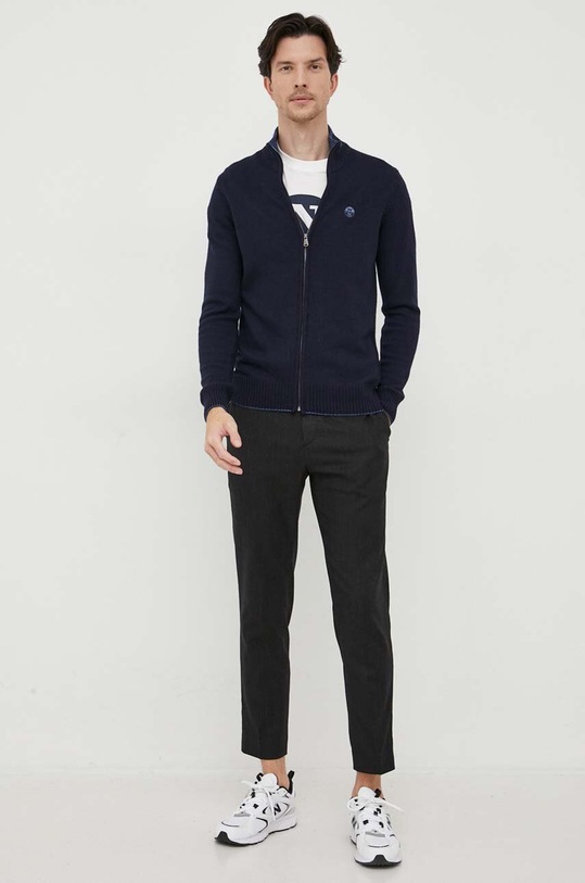 Βαμβακερό μπλουζάκι North Sails 692903 λευκό AW23