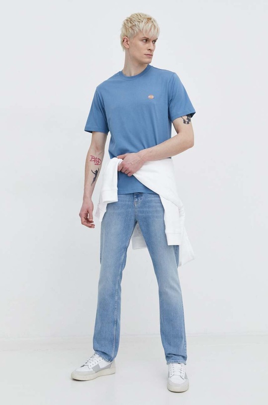 Pamučna majica Dickies DK0A4XDBF901 plava AA00