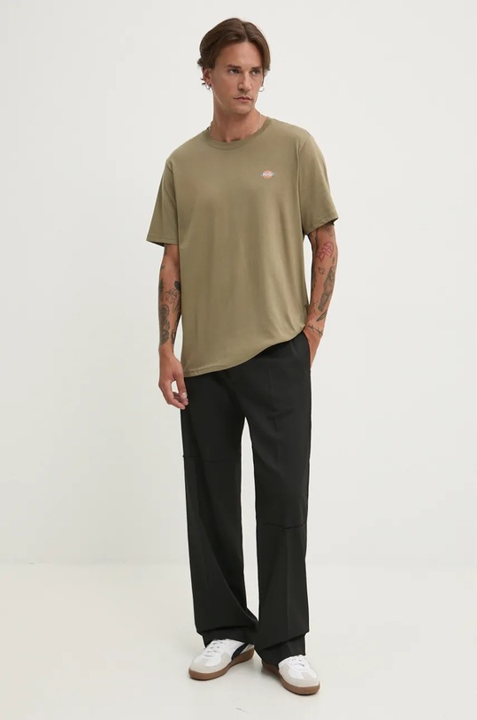 Bavlněné tričko Dickies DK0A4XDBF901 zelená AA00
