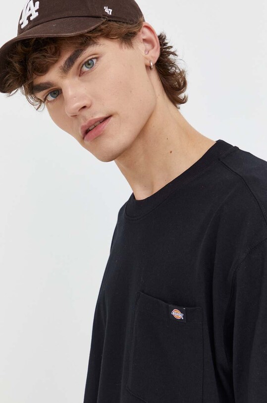 Бавовняна футболка Dickies чорний DK0A4YFCBLK1