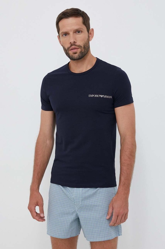 Emporio Armani Underwear t-shirt lounge 2-pack z elastanem multicolor 111267.3F717
