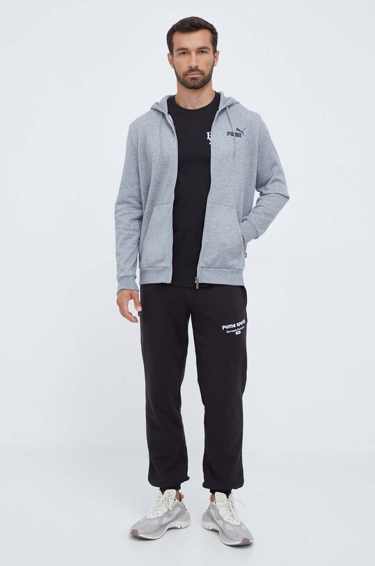 Бавовняна футболка Puma 622739 чорний AW23
