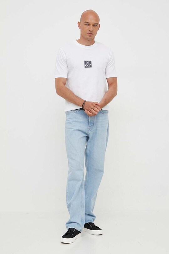 Pamučna majica Marc O'Polo 326247751384 bijela AW23