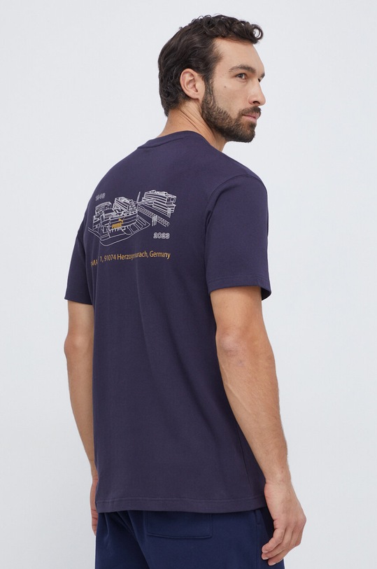 Odzież Puma t-shirt bawełniany 621739 granatowy