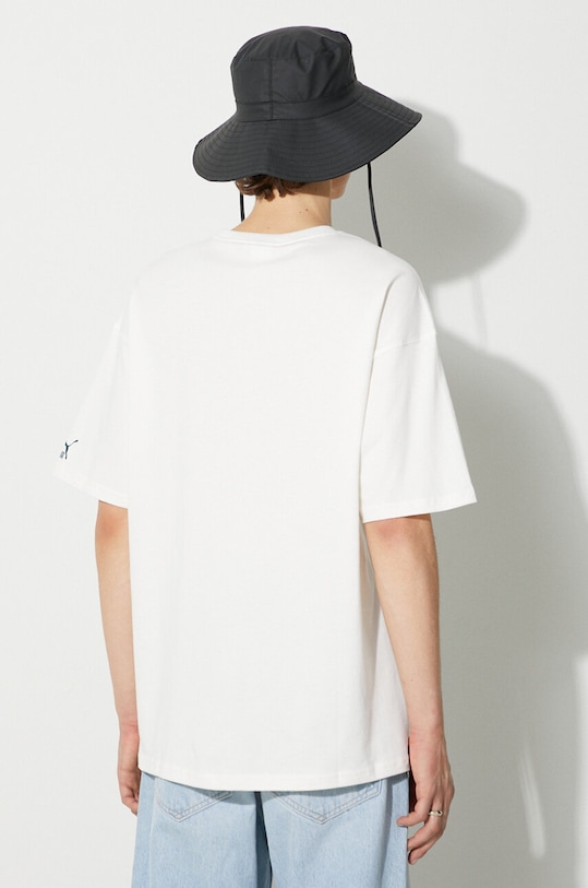 Abbigliamento Puma t-shirt in cotone PUMA X STAPLE 622201 beige