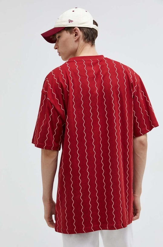 Odzież Karl Kani t-shirt bawełniany 6037820 czerwony
