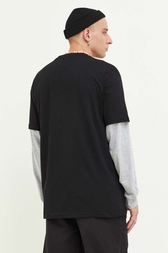 Odzież Vans t-shirt bawełniany VN0008TKBLK1 czarny