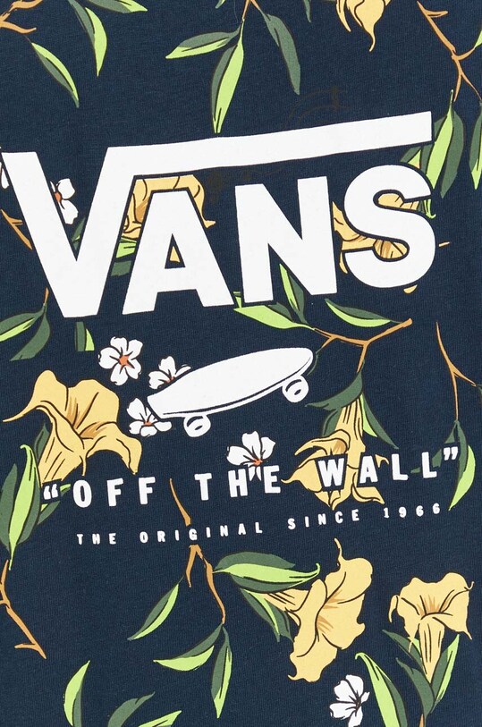 Vans t-shirt bawełniany granatowy VN0A5E7YNGF1