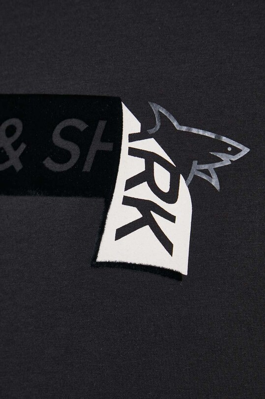 Paul&Shark t-shirt bawełniany 13311635 czarny