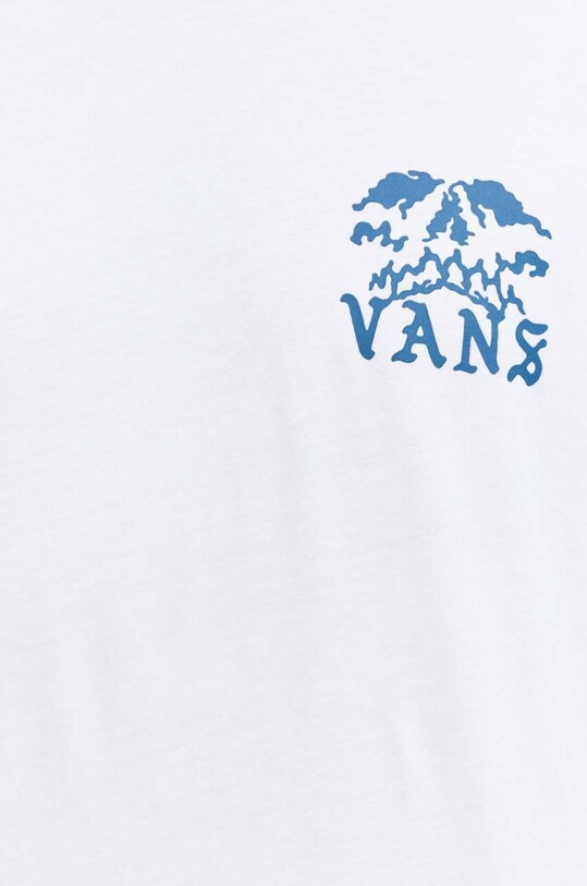 Vans t-shirt bawełniany VN0008SHWHT1 biały