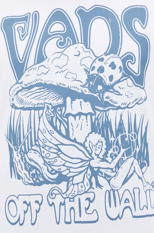 Vans t-shirt bawełniany VN0008RUWHT1 biały