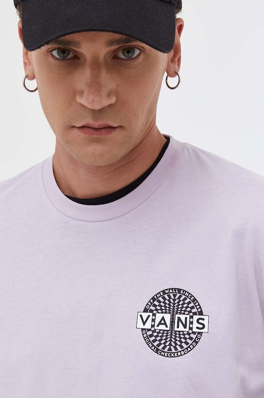Vans pamut póló VN0008SFC7S1 lila
