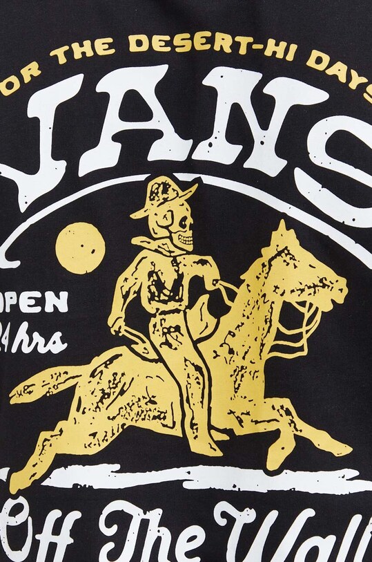 Vans t-shirt bawełniany VN0008RPBLK1 czarny