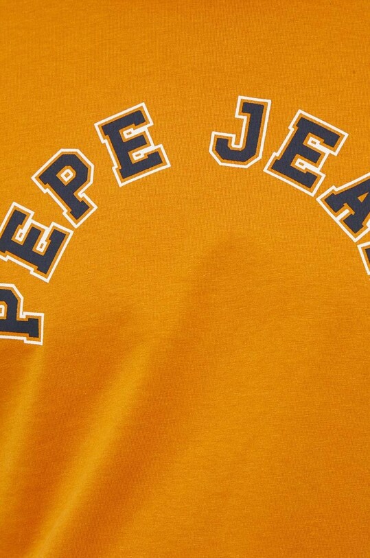 Βαμβακερό μπλουζάκι Pepe Jeans Westend PM509124.097 κίτρινο