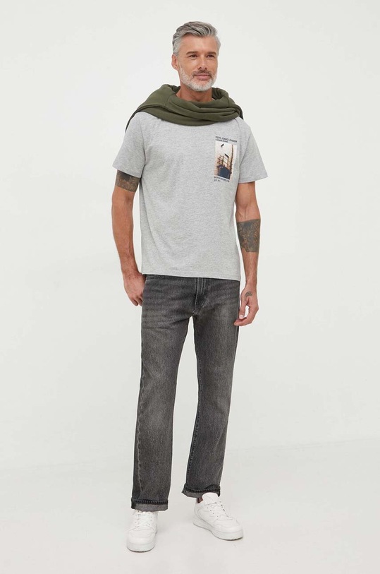 Pepe Jeans t-shirt Wilfredo PM509128.933 szary AW23