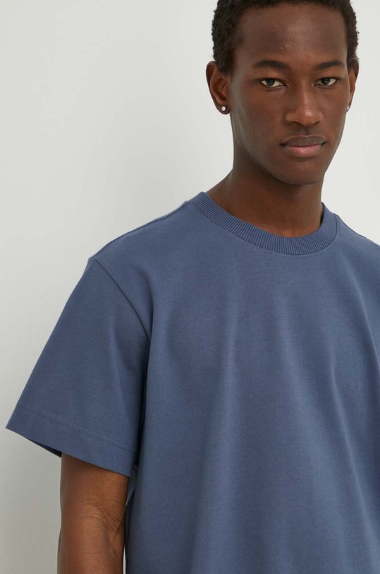 G-Star t-shirt bawełniany niebieski D23471.C784