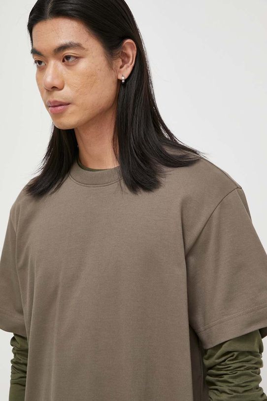 Pamučna majica G-Star Raw zelena D23471.C784
