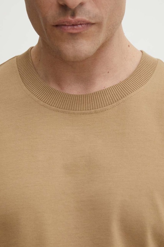 G-Star t-shirt bawełniany D23471.C784 beżowy
