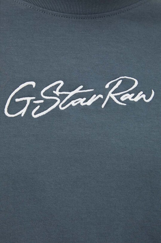 G-Star Raw t-shirt bawełniany D23725.C784 niebieski