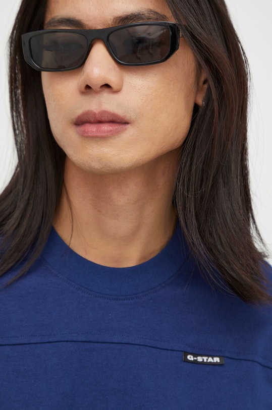 G-Star t-shirt bawełniany granatowy D23726.C336