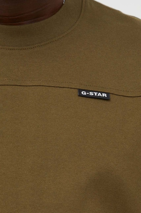 G-Star t-shirt bawełniany D23726.C336 zielony