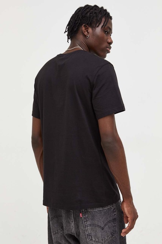 Odzież G-Star t-shirt bawełniany D23710.336 czarny