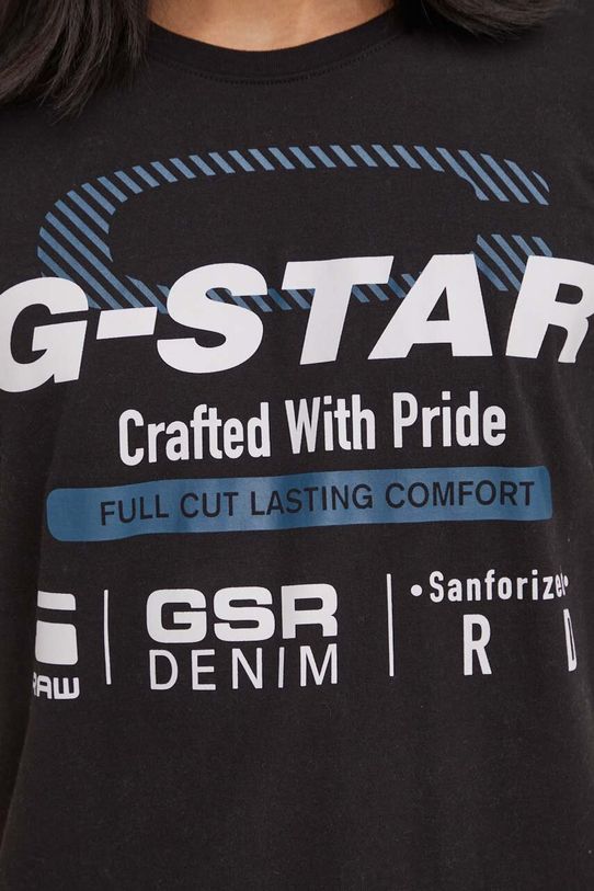 Pamučna majica G-Star Raw D23714.336 crna