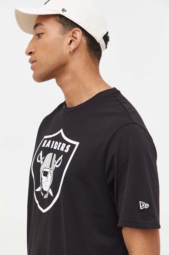 Odzież New Era t-shirt bawełniany 60416763 czarny