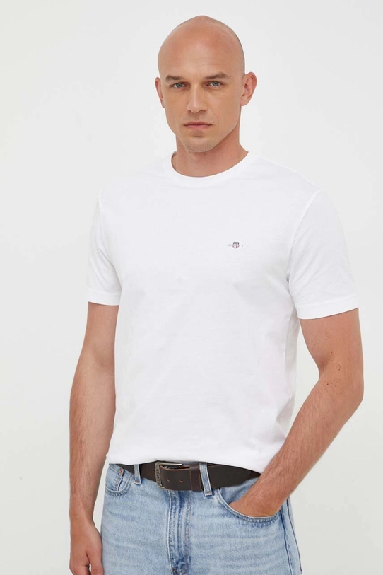 Gant tricou din bumbac alb 2003184