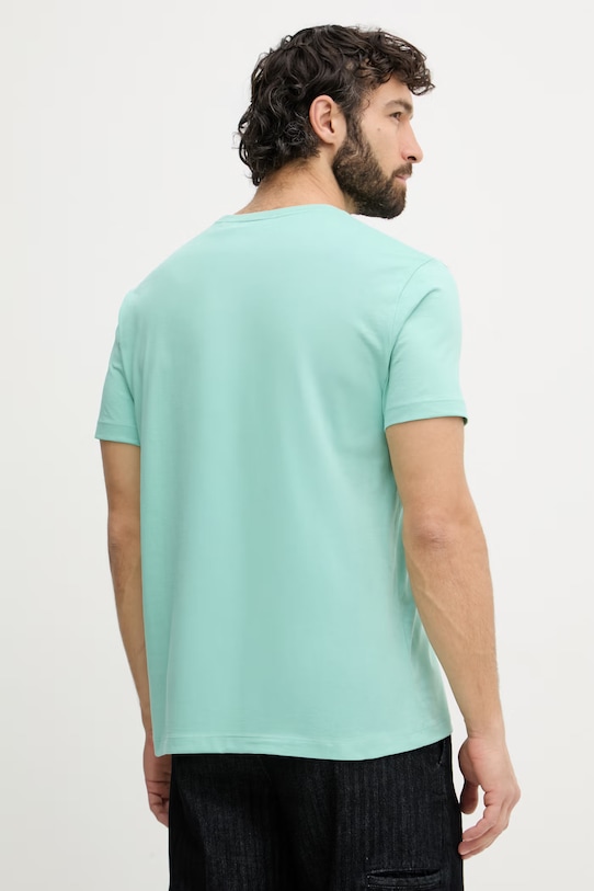 Oblečenie Gant tričko pánske bavlnené 2003184 zelená